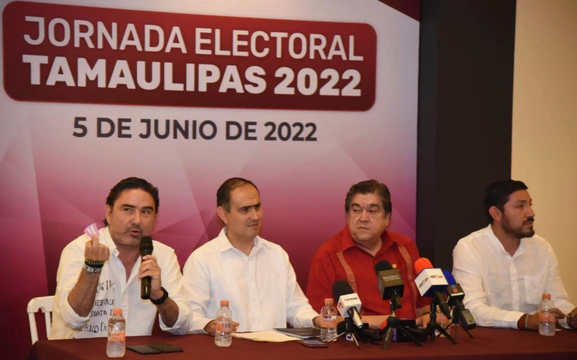 Primer pronunciamiento de la coalición Juntos Haremos Historia en Tamaulipas José Luis Tapia (2)